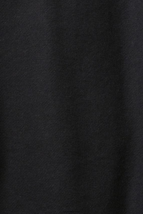 jakne sl Esprit ženske keper jakna s pasom Črna 6X446291