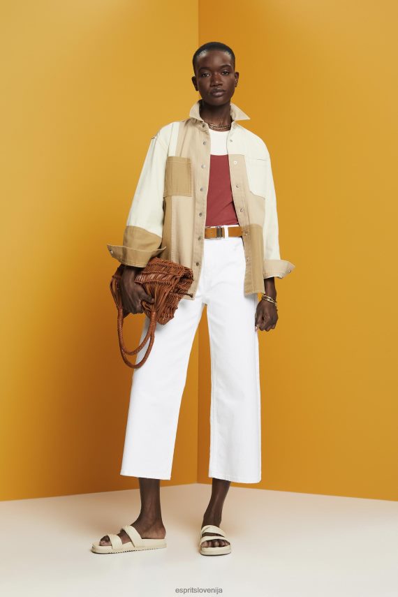 jakne sl Esprit ženske patchwork ohišje bež 6X446293