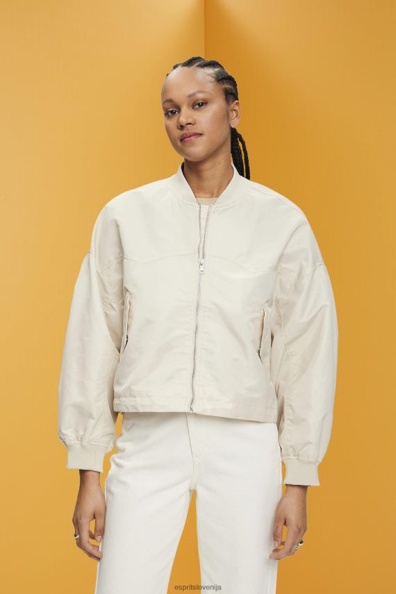 jakne sl Esprit ženske prevelika bomber jakna svetlo taupe 6X446214