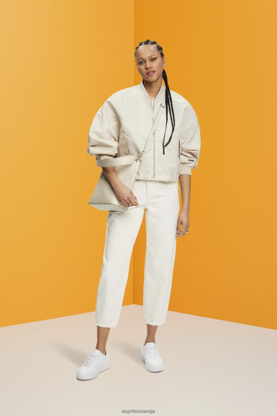 jakne sl Esprit ženske prevelika bomber jakna svetlo taupe 6X446214