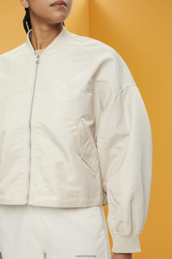jakne sl Esprit ženske prevelika bomber jakna svetlo taupe 6X446214