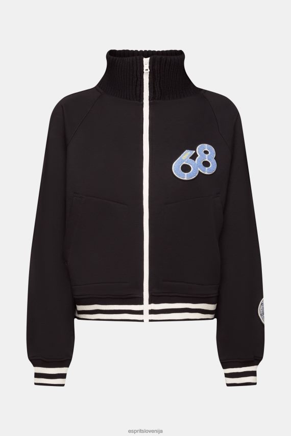 jakne sl Esprit ženske univerzitetna jakna Črna 6X446415