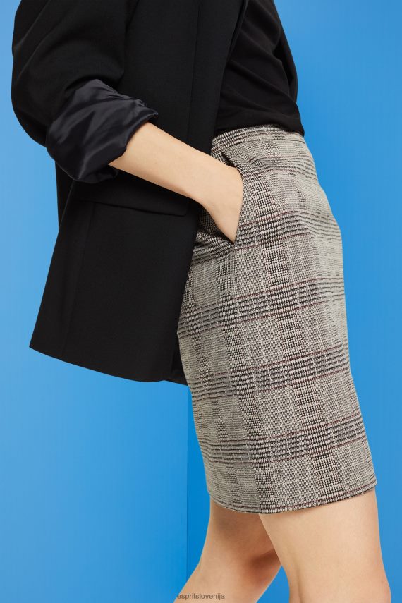 krila sl Esprit ženske karo mini krilo led 6X446484