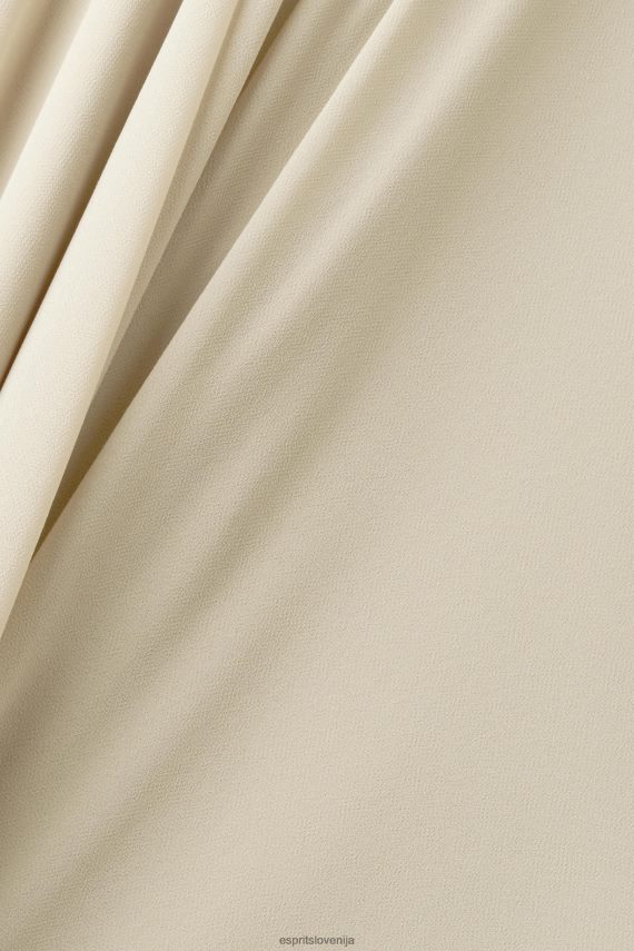 krila sl Esprit ženske krilo iz šifona do kolen prašno zelena 6X446279