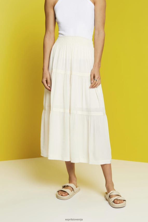 krila sl Esprit ženske midi krilo bela 6X446238