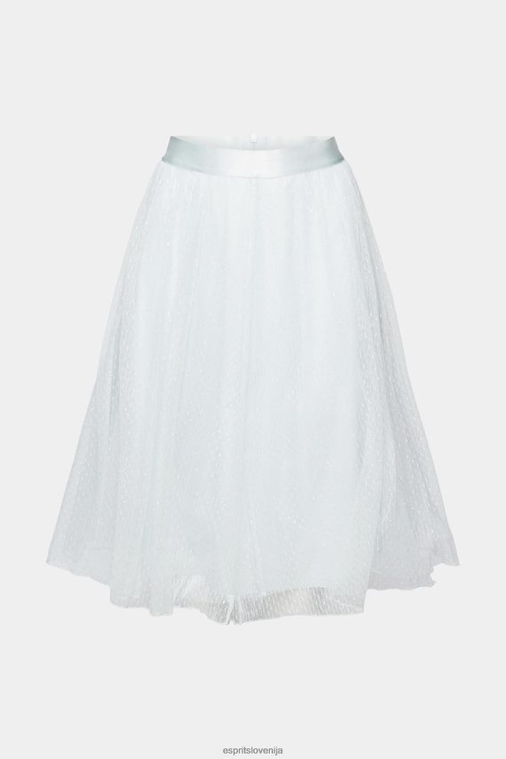 krila sl Esprit ženske midi krilo z učinkom bleščic svetlo vodno zelena 6X446268