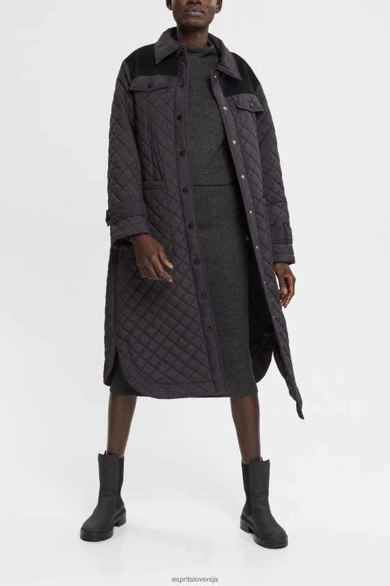 krila sl Esprit ženske rebrasto pleteno pencil krilo antracit 6X446431