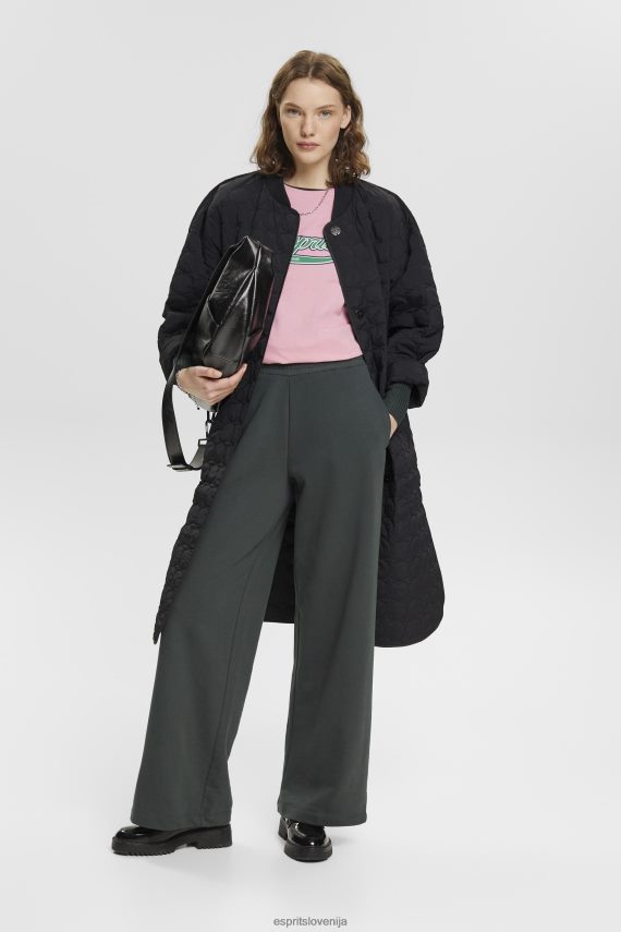 majice s kratkimi rokavi sl Esprit ženske bombažna majica s potiskanim logotipom roza 6X446146