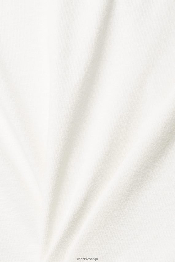 majice s kratkimi rokavi sl Esprit ženske majica s kratkimi rokavi umazano bela 6X446545