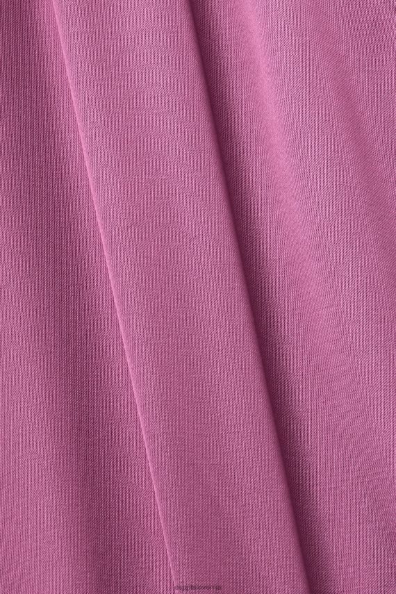 obleka sl Esprit ženske satenast kombinezon s pasom za zavezovanje, lenzing ecovero vijolična 6X446135