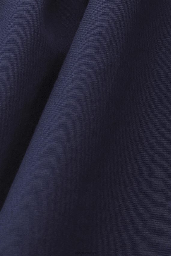 obleke sl Esprit ženske bombažna midi obleka mornarica 6X446185