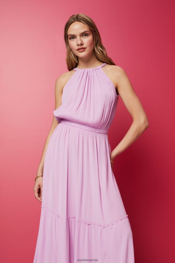 obleke sl Esprit ženske obleke lahke tkanine vijolična 6X446130