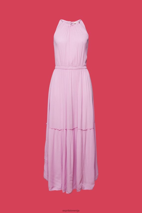 obleke sl Esprit ženske obleke lahke tkanine vijolična 6X446130