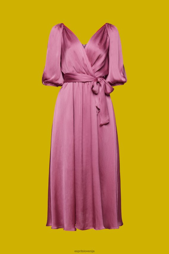 obleke sl Esprit ženske obleke lahke tkanine vijolična 6X446137