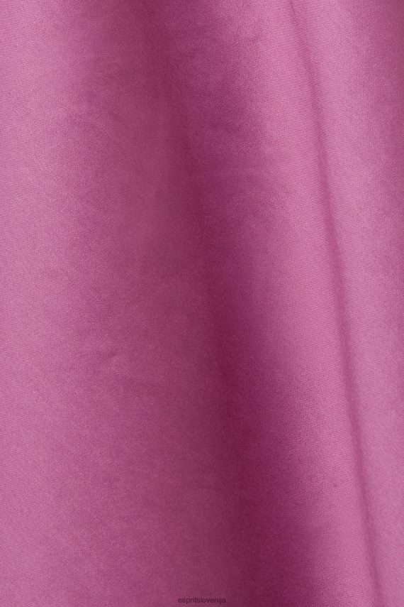 obleke sl Esprit ženske svinčnik obleka z detajlom vozla vijolična 6X44672