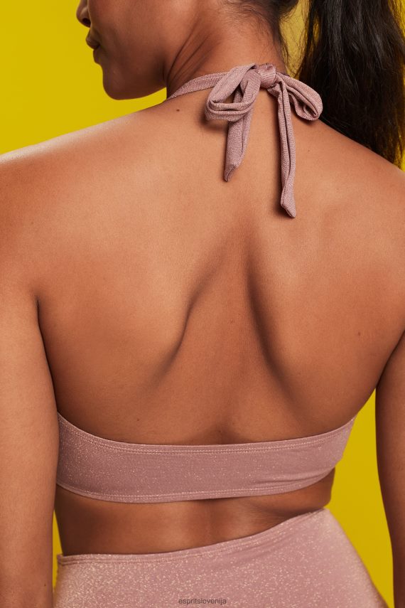 plavati sl Esprit ženske recikliran: bleščeč zgornji del bandeau cimet 6X44683