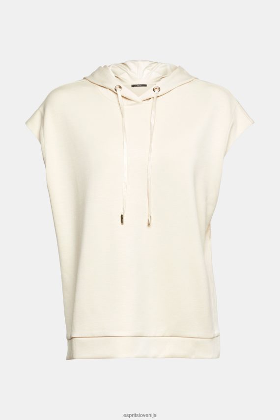 puloverji in puloverji s kapuco sl Esprit ženske pulover brez rokavov s stranskimi razporki led 6X446532