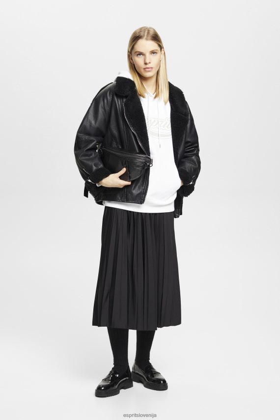 puloverji in puloverji s kapuco sl Esprit ženske pulover s kapuco s potiskom logotipa bela 6X446168