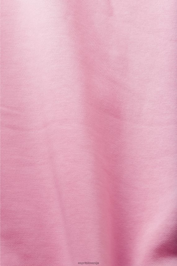 puloverji in puloverji s kapuco sl Esprit ženske pulover s kapuco s potiskom logotipa roza 6X446172