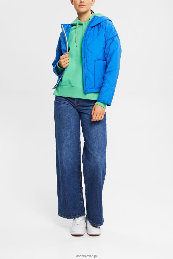 puloverji in puloverji s kapuco sl Esprit ženske pulover s kapuco zelena 6X446510