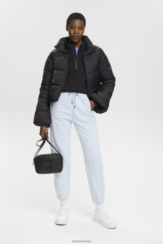 puloverji in puloverji s kapuco sl Esprit ženske pulover s pol zadrgo Črna 6X446158