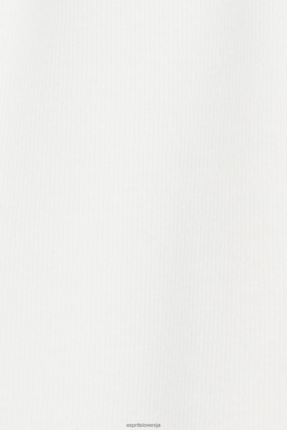 puloverji in puloverji s kapuco sl Esprit ženske pulover s stoječim ovratnikom, mešanica bombaža umazano bela 6X446446