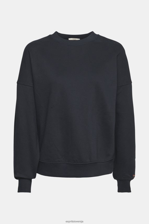 puloverji in puloverji s kapuco sl Esprit ženske pulover sproščenega kroja Črna 6X446522