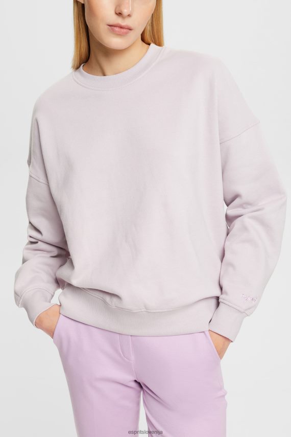 puloverji in puloverji s kapuco sl Esprit ženske pulover sproščenega kroja sivka 6X446525