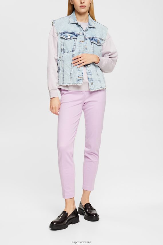 puloverji in puloverji s kapuco sl Esprit ženske pulover sproščenega kroja sivka 6X446525