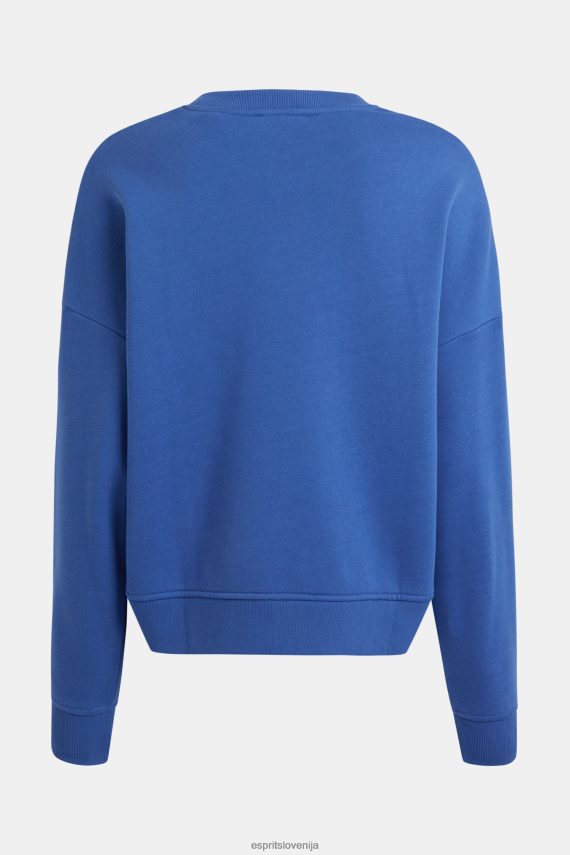 puloverji in puloverji s kapuco sl Esprit ženske pulover z logotipom modra 6X446464