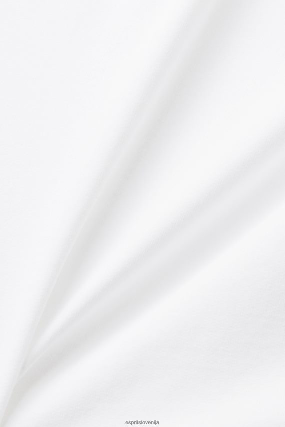 puloverji in puloverji s kapuco sl Esprit ženske skrajšan pulover z vozli bela 6X446217