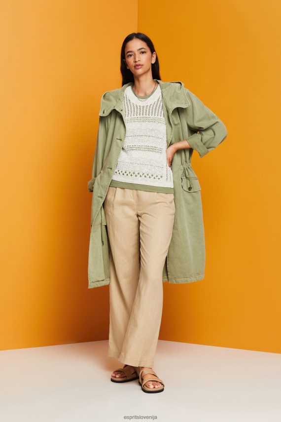 puloverji sl Esprit ženske muline pulover brez rokavov, mešanica bombaža led 6X446107