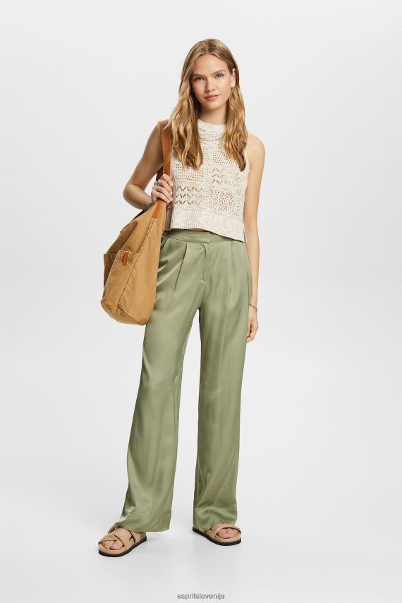 puloverji sl Esprit ženske pulover brez rokavov pesek 6X4467