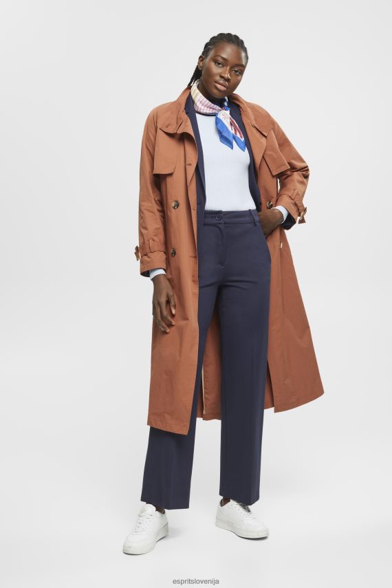 puloverji sl Esprit ženske rebrasti skakalec pastelno modra 6X446274