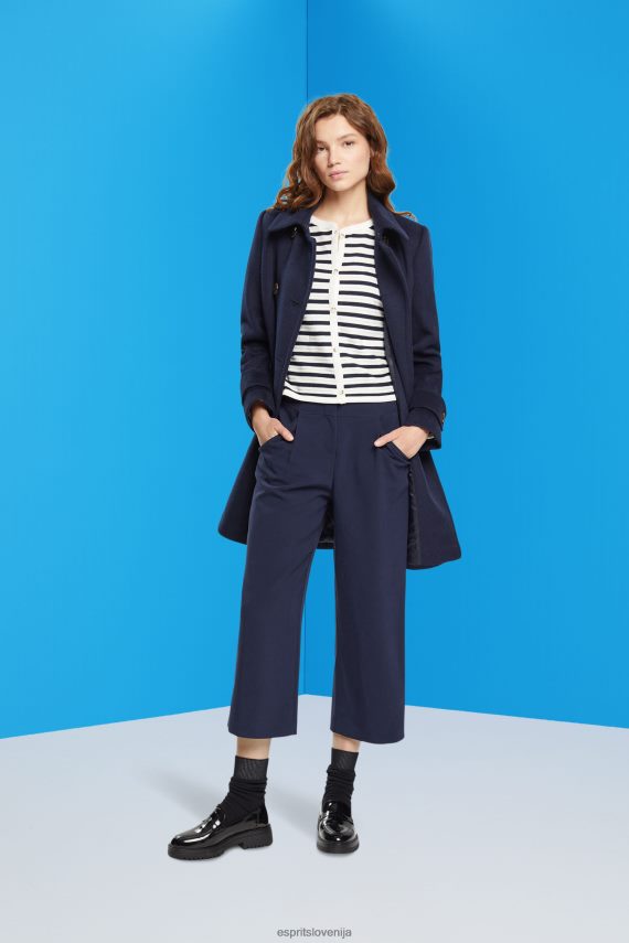 puloverji sl Esprit ženske črtasto jopico mornarica 6X446448