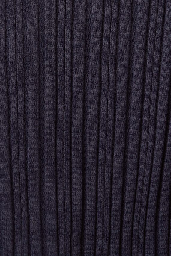 puloverji sl Esprit ženske spredaj pleten polo top z gumbi petrol modra 6X44622