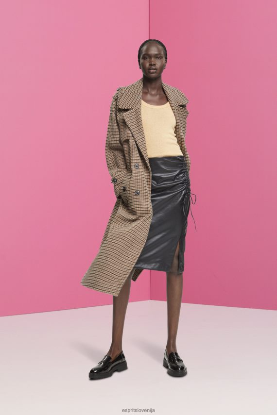 rezervoar sl Esprit ženske bleščeč top brez rokavov zlato 6X446404