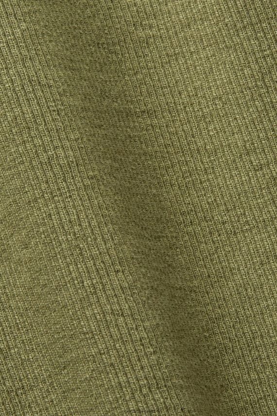 rezervoar sl Esprit ženske rebrast brezrokavnik olivno 6X446283