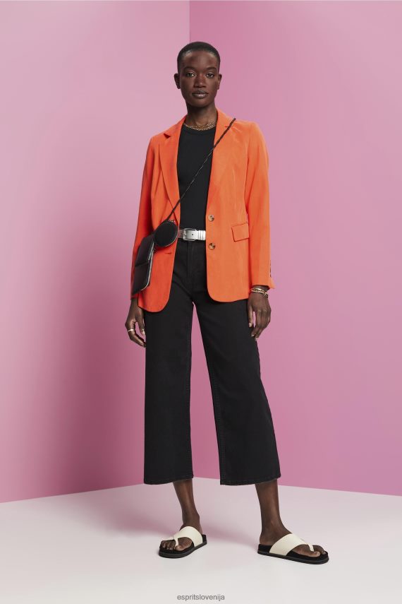 rezervoar sl Esprit ženske rebrast brezrokavnik Črna 6X446280