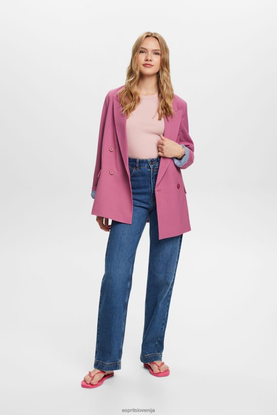 rezervoar sl Esprit ženske rebrast brezrokavnik stara roza 6X44614