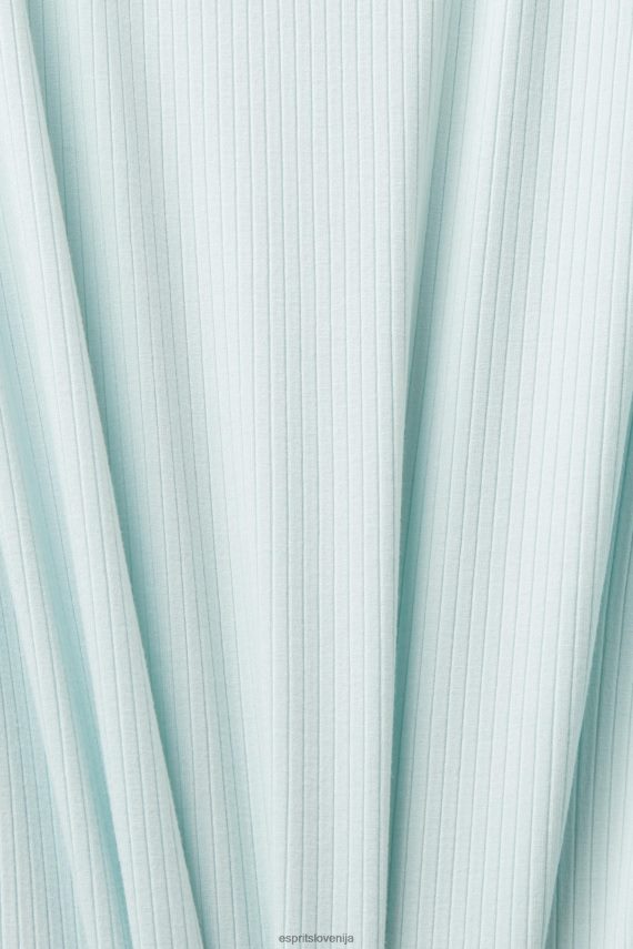 rezervoar sl Esprit ženske rebrast brezrokavnik svetlo vodno zelena 6X446303