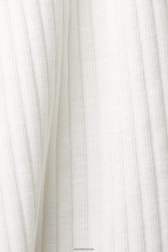 rezervoar sl Esprit ženske rebrasto pleten brezrokavnik umazano bela 6X44693