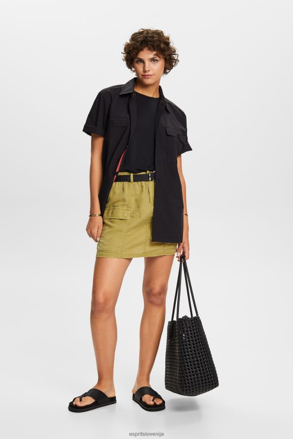 telovnik sl Esprit ženske brezrokavnik iz viskoze Črna 6X446260