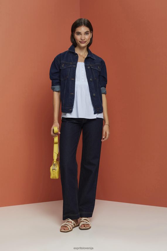 vrh sl Esprit ženske teksturiran cami top svetlo modra 6X446225