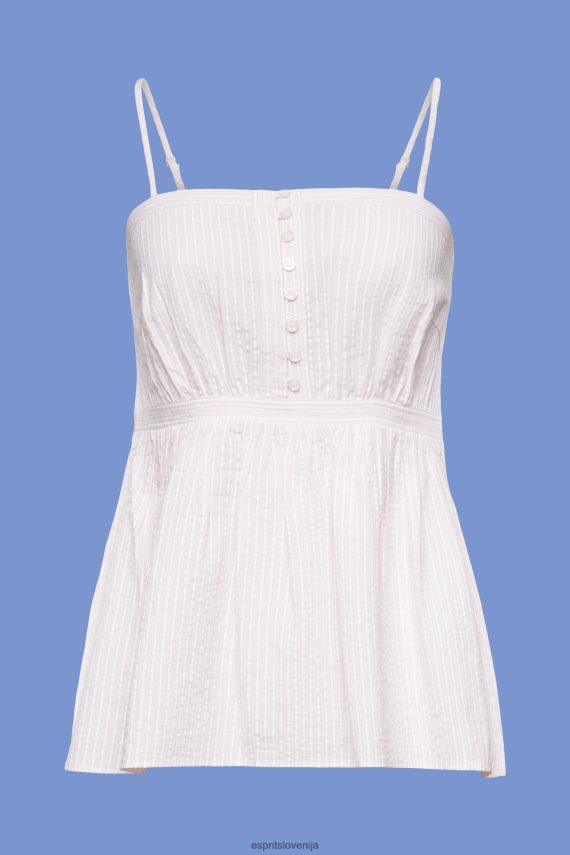 vrh sl Esprit ženske teksturiran cami top svetlo roza 6X446226