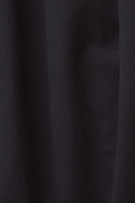 vrh sl Esprit ženske zgornji del kamisola s suknjičem, tencel Črna 6X446198